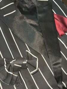 Striped Double-Breasted Waistcoat