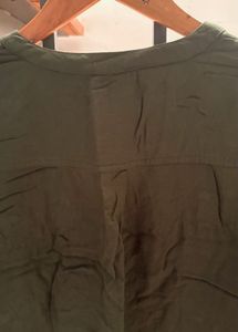 Olive Green Long Sleeve Shirt