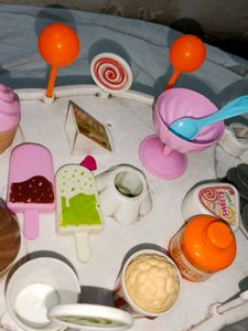 Play Food Ice Cream Set