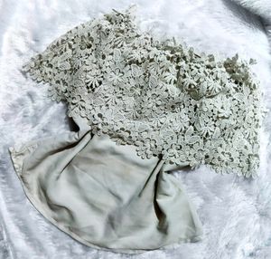 SALE! Off Shoulder Lace Detail Top