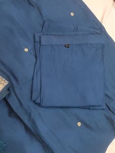 Dola Silk Suit Wid Real Mirror Work