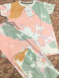 Tie-dye T-shirt &amp; Pants Set