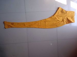 Green Kurta Set with Yellow Dupatta