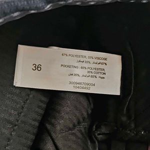 Men's Navy Blue Formal Trousers