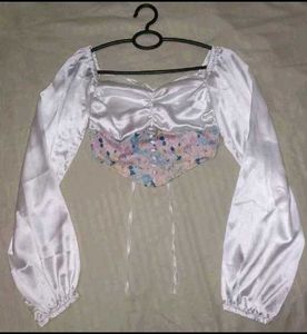 Corset Style Crop Top