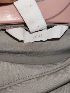 grey bodycon h&amp;m top