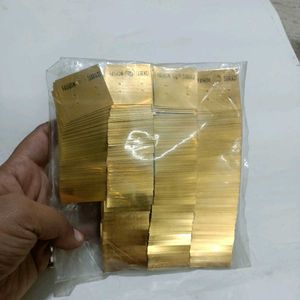 Golden Fashion Earring Display Cards