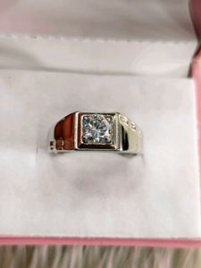 Men's Solitaire Ring 925 silver