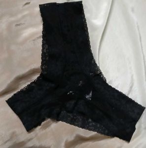 Black Lace Briefs