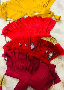 Laddu gopal cotton 4 dress 2 party combo