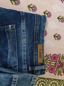 Stylish Blue Wash Denim Jeans