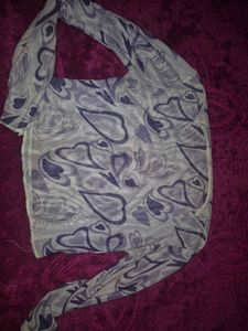 Sheer mesh top