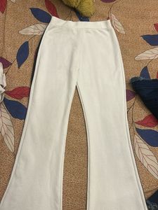 Stylish White Flared Pants