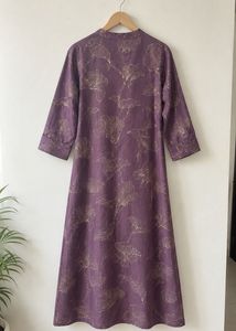 Purple Floral Kurta