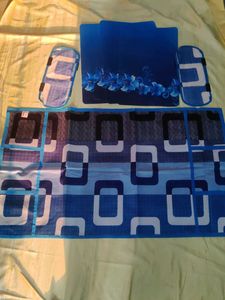 Blue Floral Placemat  freez uper cover Set