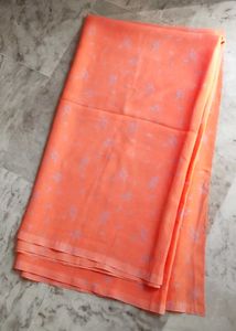 3 piece Orange unstitched suit