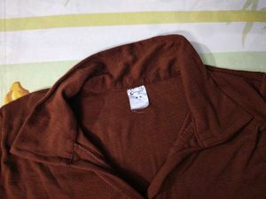 Chic Maroon Long Sleeve Top
