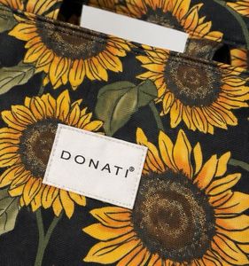 Sunflowers Y2K boho Print Tote Bag