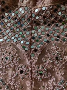 Embellished Blouse With Lehenga