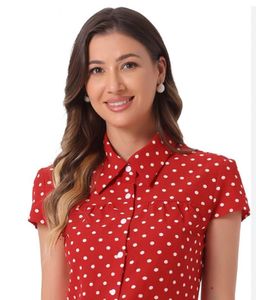 Stylish Crop Shirt Front Button With Knot