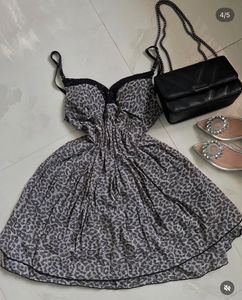 Leopard Print Mini Dress