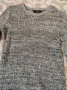 Chic Marled Knit Sweater