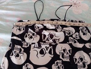 Skull Print Mini Dress