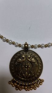 beautiful combo antique pendant necklace and antique pendant long chain for sale