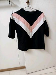 Stylish Chevron Print Top