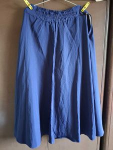 Chic Navy Midi Skirt