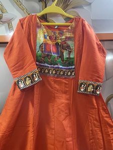 Elegant Orange Kurta