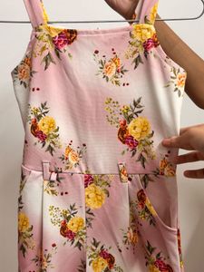 Floral Print Wide Leg Jumpsuit