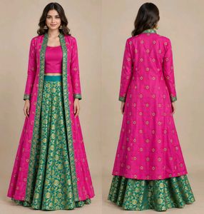 Beautiful Pink and Teal Three Piece Set