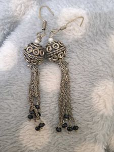 anti tarnish silver Boho Dangle Earrings