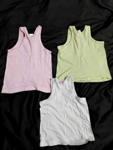 3 Pack Kids Tank Tops Inner wear Vest Pure Cotton