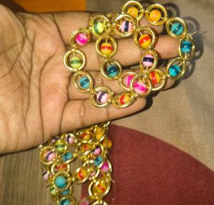 set of 6 Bohemian Beaded Bangles