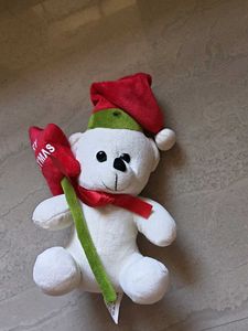 Christmas Teddy Bear with Star stick