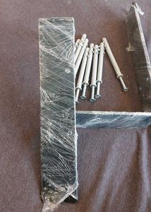 2 Shelf Brackets &amp; Hardware Set