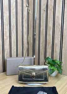 Bvlgari Gold Serpenti Crossbody Bag