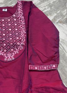 Elegant Embroidered Kurta Set