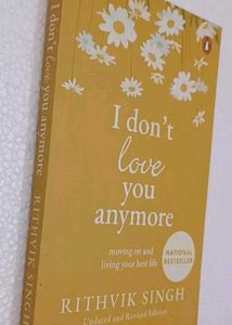 New I Don't Love You Anymore book