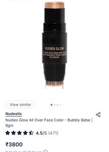Nudestix Nudies  Highlighter Stick- Bubblee Bebe