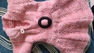 Cozy Pink Fuzzy Sweater
