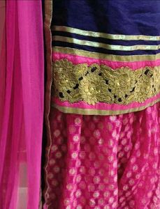 Stunning Embroidered Purple Kurta