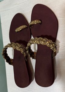 Embellished Flat Sandals