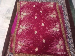 Magenta Designer Saree