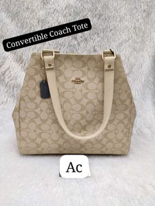 Coach Convertible  BrownTote Bag