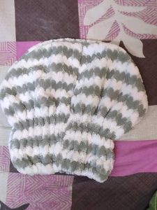 Never worn Plush Hair Towel Wrap