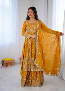 Exquisite Mustard Lehenga Choli