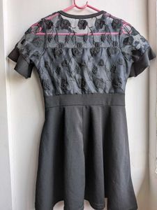 Elegant Black Lace Dress